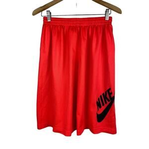 Nike SB Youth Size XL 13-15 Years Neon Orange Large Logo Skateboarding Shorts